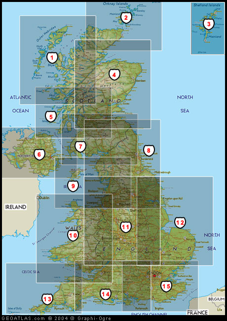 Map of the UK