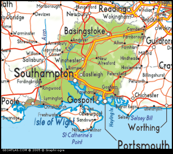 Basingstoke Uk Map